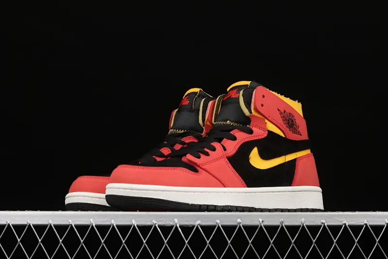 All categories Air Jordan Jordan series basketball shoes Air Jordan 1 High Z version Air Jordan 1 Zoom CMFT AJ Joe 1 black red yellow hook CT0978-006